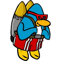 Jet pack surfer