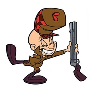 Elmer with gun