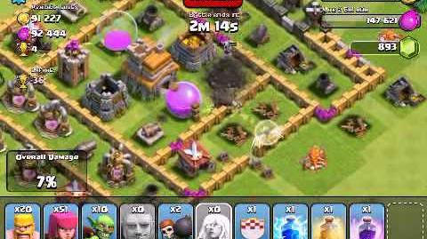 Giants On Clash of Clans Levels
