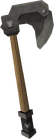 Iron hatchet detail