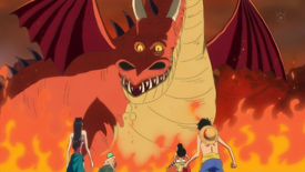 Dragón en Punk Hazard