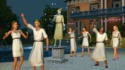 Sims greek party