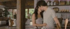 Breaking dawn part 1 honey moon edward and bella kissing in the k