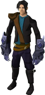 Mithril claws equipped