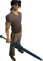 Rune longsword equipped