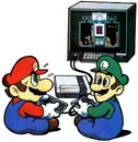 MarioBrosPlayingNintendo