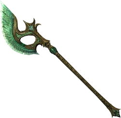 Glass battleaxe skyrim