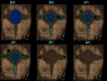 Lakebed Temple Map