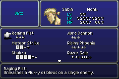 FFVI GBA Abilities Menu 5