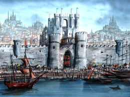 Puerta del Río by Franz Miklis, Fantasy Flight Games©