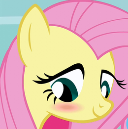 Fluttershy blushing S1E14(cropped)
