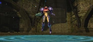 Samus ascends Impact Crater