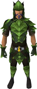 Full Guthix d'hide equipped male