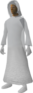 Ghostly robes equipped