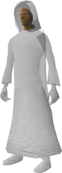 Ghostly robes equipped