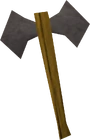 Iron battleaxe old