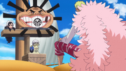Law negocia Doflamingo