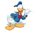Donald Duck transparent