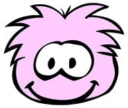 Old Pink Puffle old look