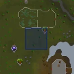 Runescape-Flax Field Sinkhole Location