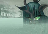 Queen Chrysalis wallpaper by artist-yuji8sushi