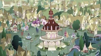 Rain pouring on Ponyville S03E13