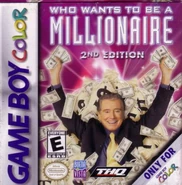 Who Wants To Be A Millionaire 2nd Edition GameBoy Color Video Game