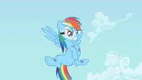 Rainbow Dash covered in debris S2E3