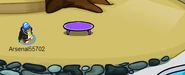 Purplecoffeetableinanigloo