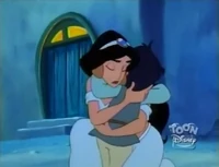 Jasmine hugs