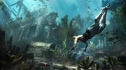 Edward underwater
