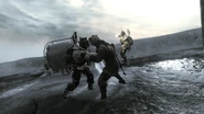 British Commando fighting Russian Soldier BO