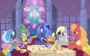 Big Macintosh Derpy Hooves Princess Luna Spike Trixie by artist-Equestria-Prevails