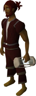 Hourglass equipped