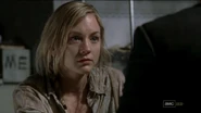 Beth asking her father if he's okay