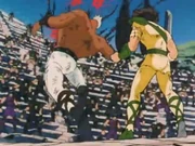 Seiya defeated Cassios