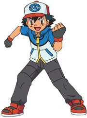 Ash Ketchum BW