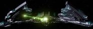 Triglobulin harvester starboard weapon