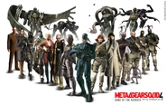 Son todos los personajes de este Video Juego