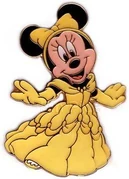 DS - Princess Minnie Boxed Pin Set (Belle)