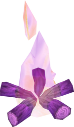 Purple fire