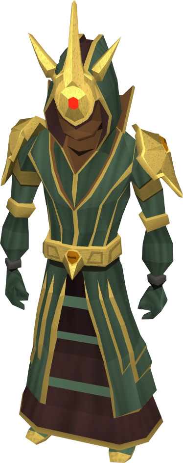 Celestial robes equipped