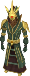 Celestial robes equipped