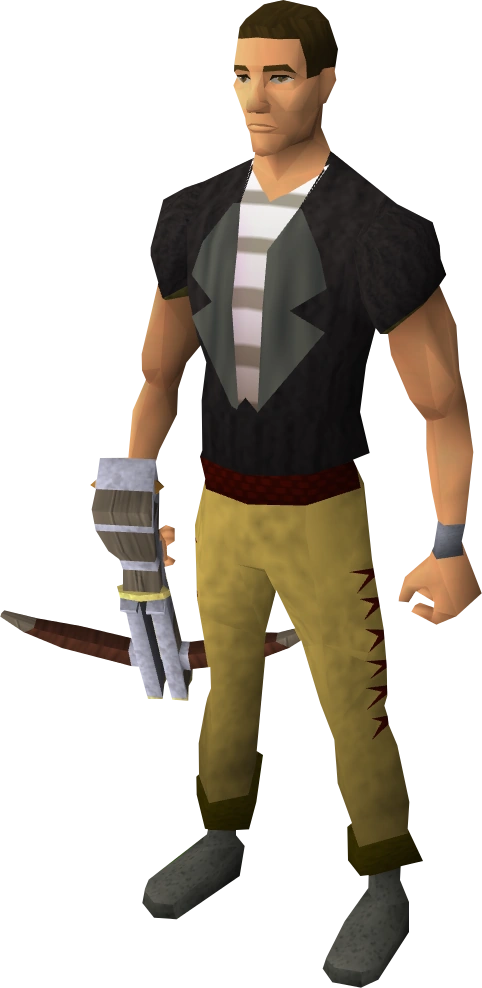 Chaotic crossbow equipped