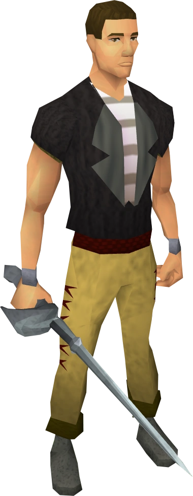 Chaotic rapier equipped