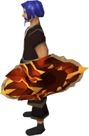 Dragonfire shield equipped