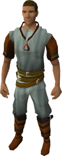 Blood necklace equipped