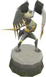 Expert Saradomin statue