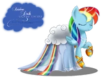 Rainbow Dash Gala Fashion Dress by artist-selinmarsou