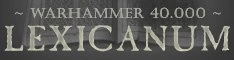 Lexicanum Logo Banner Warhammer 40k Wikihammer